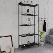 Estante Dynamica Industrial 4 Nichos 80 cm - Preto
