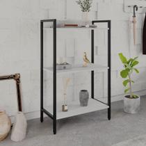 Estante Dynamica Industrial 60 cm - Branco/Preto