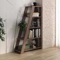 Estante Escada Multiuso para Livros 5 Prateleiras 134cmx82cm Industrial
