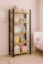 Estante Estilo Industrial Multiuso Livreiro Moderno para Sala, Quarto ou Escritório Estante Estilo Industrial Multiuso Livreiro Moderno para Sala, Quarto ou Escritório