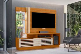 Estante Frizz Plus para TV de até 60 polegadas - Cinamomo / Off White - Madetec