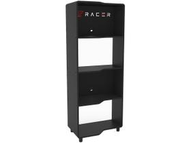 Estante Gamer 3 Prateleiras XT Racer Force Two Preto e Vermelho