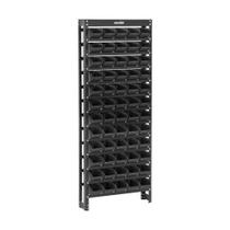 Estante gaveteiro metálica 150x60x16cm com 60 peças gavetas n.3 preto 60/3 - Vonder