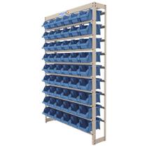 Estante Gaveteiro Organizador 54 Gavetas Número 5 Cor Azul Estante Gaveteiro Organizador 54 Gavetas Número 5 Cor Azul