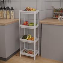 Estante Geo Multiuso Organizador Compacto 4 Prateleiras 112cm