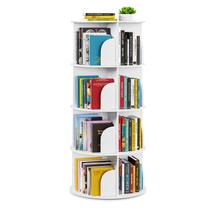 Estante giratória Tower SpaceAid 4 Tier White 18,1 x 18,1 x 50 polegadas