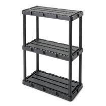 Estante Gracious Living Knect-A-Shelf de 3 Niveles 61x31x84 cm Preto Estante Gracious Living Knect-A-Shelf de 3 Niveles 61x31x84 cm Preto