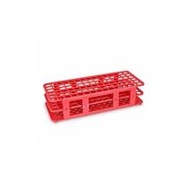 Estante grade 90 tubos 12-13mm vermelho - laborcare