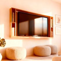 Estante Grande Luxo Para Tv Até 60 Polegadas Sala Home Mdp