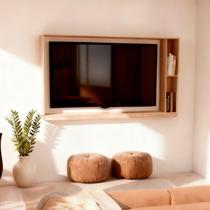Estante Grande Suspensa Tv 55 Polegadas Sala Home Qualidade