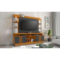 Estante Home 65 Polegadas Esplendor Candian JCM Movelaria Cinamomo Grafite