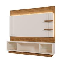 Estante Home Guaiba 782 Perola Metalizado/Amendoa