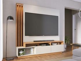 Estante Home Humaitá 2 Portas 1,80 Off White/Matte/Freijo Colibri Estante Home Humaitá 2 Portas 1,80 Off White/Matte/Freijo Colibri