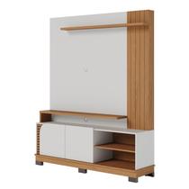 Estante Home Jurere 1500 para TV Off White Matte/Freijo - Colibri