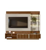 Estante Home Maceió Freijó/Off White Linea