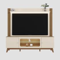 Estante Home Maceió Off White/Amendoa