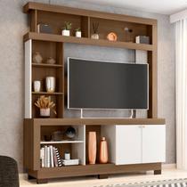 Estante Home Mali Carvalho Oak Off White Para TV Até 50 Polegadas 160cm MDP
