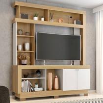 Estante Home Mali Nature Off White Para TV Até 50 Polegadas 160cm Largura MDP Estante Home Mali Nature Off White Para TV Até 50 Polegadas 160cm Largura MDP