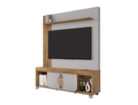 Estante Home Maragogi Para Tv de 65" Cinamomo/Off-White - Bechara