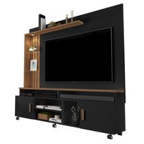 Estante Home Moderna P/ Tv Sala Star com Rodinhas