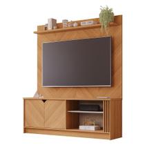 Estante Home para TV 55 Polegadas 100% MDF Volpi Nature/Off White - Permóbili