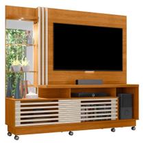 Estante Home para TV 60 Frizz Plus Com Rodízios Madetec Cor:Cinamomo Off White Estante Home para TV 60 Frizz Plus Com Rodízios Madetec Cor:Cinamomo Off White