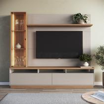 Estante Home para Tv 65 Polegadas com Led 3200 Cristaleira 200x183cm Estante Home para Tv 65 Polegadas com Led 3200 Cristaleira 200x183cm