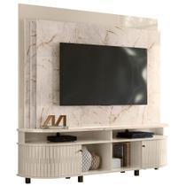 Estante Home para TV 65 Polegadas Daytona Calacata Off White Madetec Estante Home para TV 65 Polegadas Daytona Calacata Off White Madetec