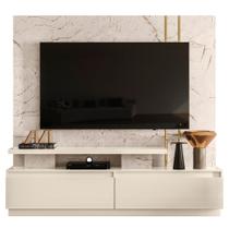 Estante Home para TV 75 Polegadas New Apolo Calacata Off White Madetec Estante Home para TV 75 Polegadas New Apolo Calacata Off White Madetec