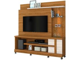 Estante home para TV até 55 Polegadas com Rodizio LED Alan Madetec