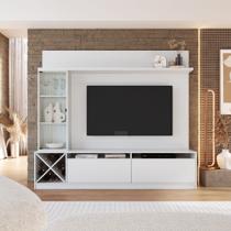 Estante Home para TV até 60 Polegadas 1 Porta de Vidro Veneza - Quiditá