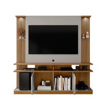 Estante Home para TV até 60 Polegadas com Led e Prateleiras de Vidro Lumitech