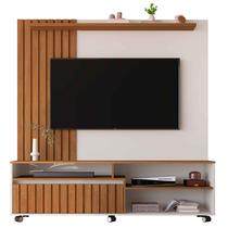 Estante Home Para Tv até 60 Polegadas Havana 160cm Freijó com OffWhite - Rede Móveis Estante Home Para Tv até 60 Polegadas Havana 160cm Freijó com OffWhite - Rede Móveis