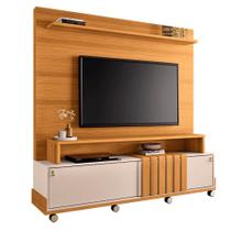 Estante Home para TV até 65" 2 Portas de Correr Detalhe Ripado Atalaia