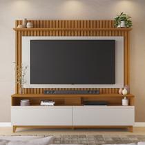 Estante Home Para TV até 65 Polegadas 183cm 2 Portas Panamá Notável Freijó/Preton