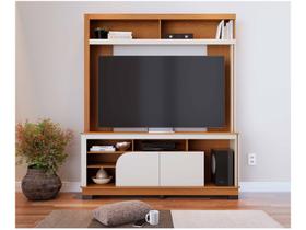 Estante Home para Tv até 65 Polegadas 2 Portas Belaya Freijó e Off White