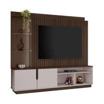 Estante Home para TV até 65 Polegadas Amparo JCM Móveis Café Soft/Off Estante Home para TV até 65 Polegadas Amparo JCM Móveis Café Soft/Off