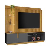 Estante Home para TV até 65 Polegadas Amparo JCM Móveis Nature/Grafite