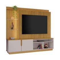 Estante Home para TV até 65 Polegadas Amparo JCM Móveis Nature/Off