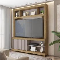 Estante Home Para TV até 65 Polegadas Bambam Marrom Caemmun Estante Home Para TV até 65 Polegadas Bambam Marrom Caemmun