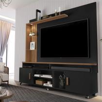 Estante Home para TV até 65 Polegadas Ripado com LED e Rodízios Ocean Estante Home para TV até 65 Polegadas Ripado com LED e Rodízios Ocean