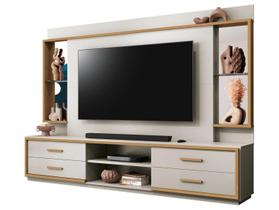 Estante Home para TV até 75” 4 Gavetas EDN Móveis Len Estante Home para TV até 75” 4 Gavetas EDN Móveis Len