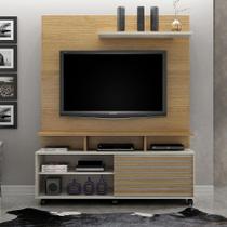 Estante Home Para TV de Ate 60 Polegadas Valdemóveis Star Em MDP e MDF Cinamomo e Off White