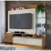 Estante Home para TV Naturalle/Cristalo Decibal Móveis