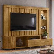 Estante Home Theater 1 Porta 2 Gavetas Com LED Le Mans