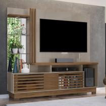 Estante Home Theater 2 Portas Com Espelho LED Frizz Plus