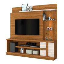 Estante Home Theater Alan Para TV até 55 Polegadas Naturale Off White - Madetec