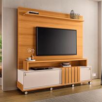 Estante Home Theater Ambiente Bold Cinamomo Off White HB Móveis