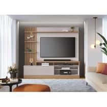 Estante Home Theater Ambiente Maceió Freijó Off White Colibri