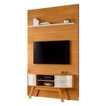 Estante Home Theater com Bancada Silverstone Cinamomo Off White Madetec